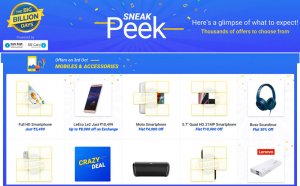Flipkart sneak peek deal starts on 17th Dec- 21st Dec