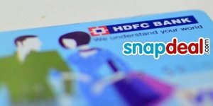 Get Rs 500 Cashback on Rs 5000 Payment Via Snapdeal HDFC Card