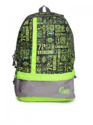 Paytm offering 54% discount on F Gear green and grey backpack