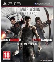 Square Enix Ultimate Action Pack Tomb Raider, Sleeping Dogs And Just Cause 2 (PS3) Gaming