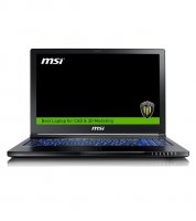 MSI WS63 7RK Notebook (7th Gen Ci7/ 32GB/ 1TB/ Win 10/ 6GB Graph) Laptop