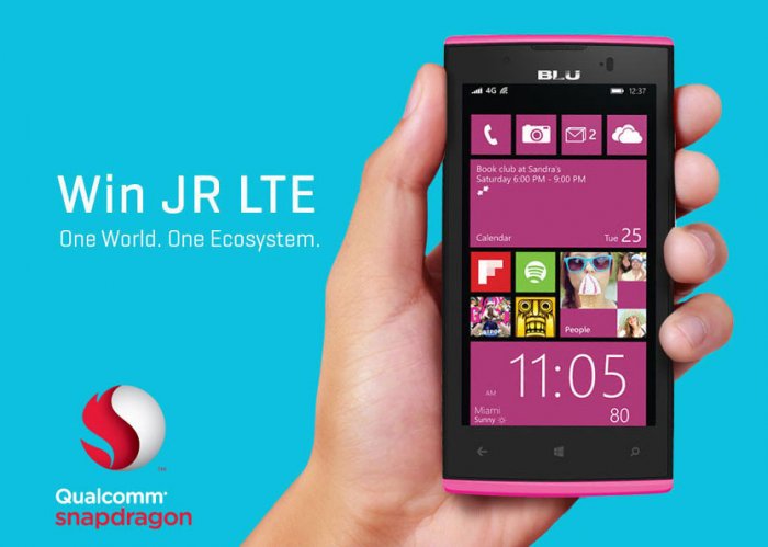 BLU Win JR LTE: Windows OS Smartphone with 8GB Internal Memory and 5MP camera