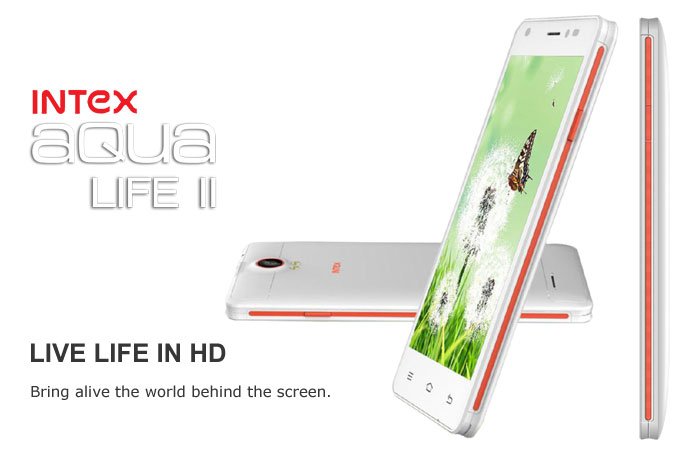 Checkout latest Intex Aqua Life II with real life display and large 5 Inch screen