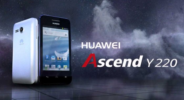 Huawei Ascend Y220: Entry level phone with decent specs