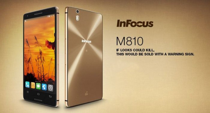 Infocus M810: Slim Smartphone with 5.5inch Full HD display, 13MP camera and Quadcore processor