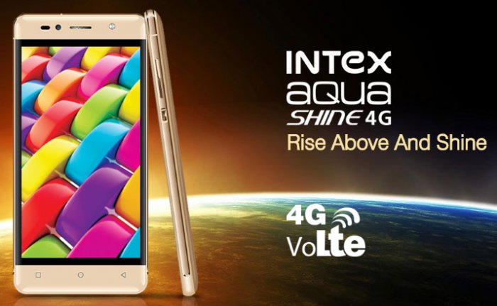 Intex Aqua Shine 4G offers a promising performance at affordable price