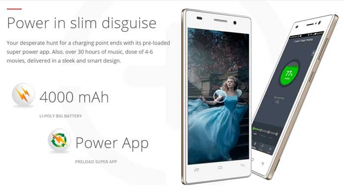Intex Cloud Power+: A powerful mobile phone having Quality Camera and super RAM