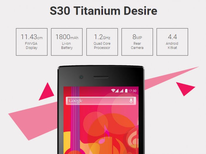 Karbonn Titanium Desire S30: Affordable Smartphone with dual sim and dual core processor