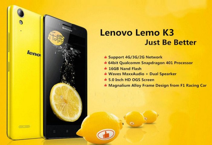 Lenovo K3: Original Design and Excellent Speakers