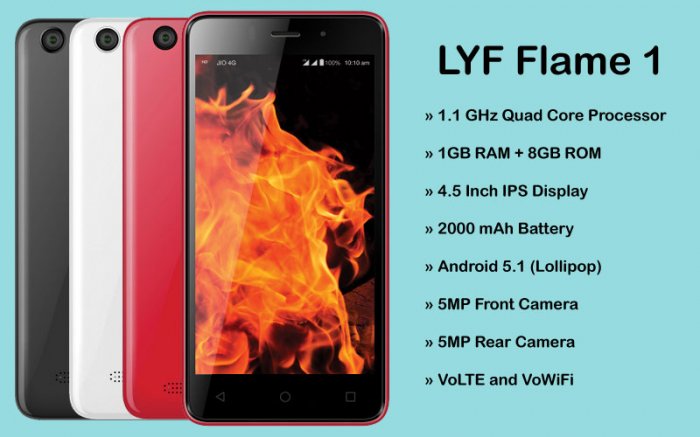 LYF Flame 1 smartphone is yet another flagship product of Reliance Jio