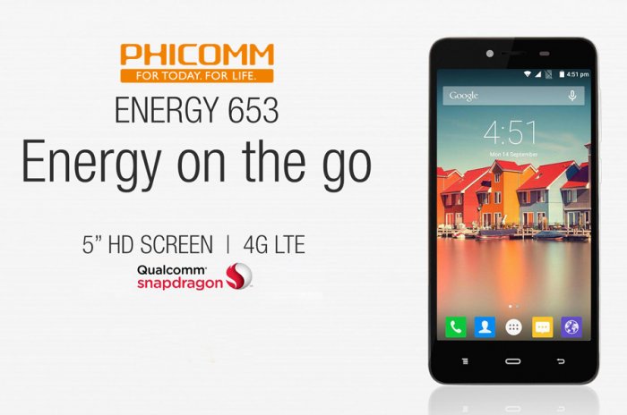 Phicomm Energy 653: A budget smart phone with 4G connectivity