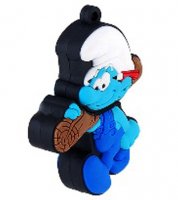 Microware Smurfs With Wood Shape 16GB Pen Drive