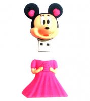 Microware Pink Minnie Mouse Shape 32GB Pen Drive