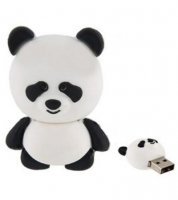 Microware Panda Rubber Shape 16GB Pen Drive