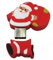 Microware Santa Claus With Gift Shape 16GB Pen Drive